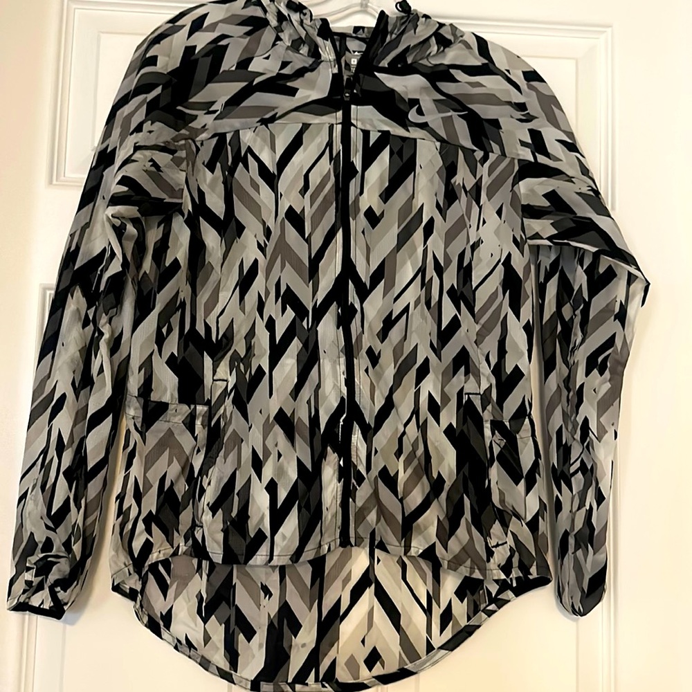 Nike, printed wind breaker with hood